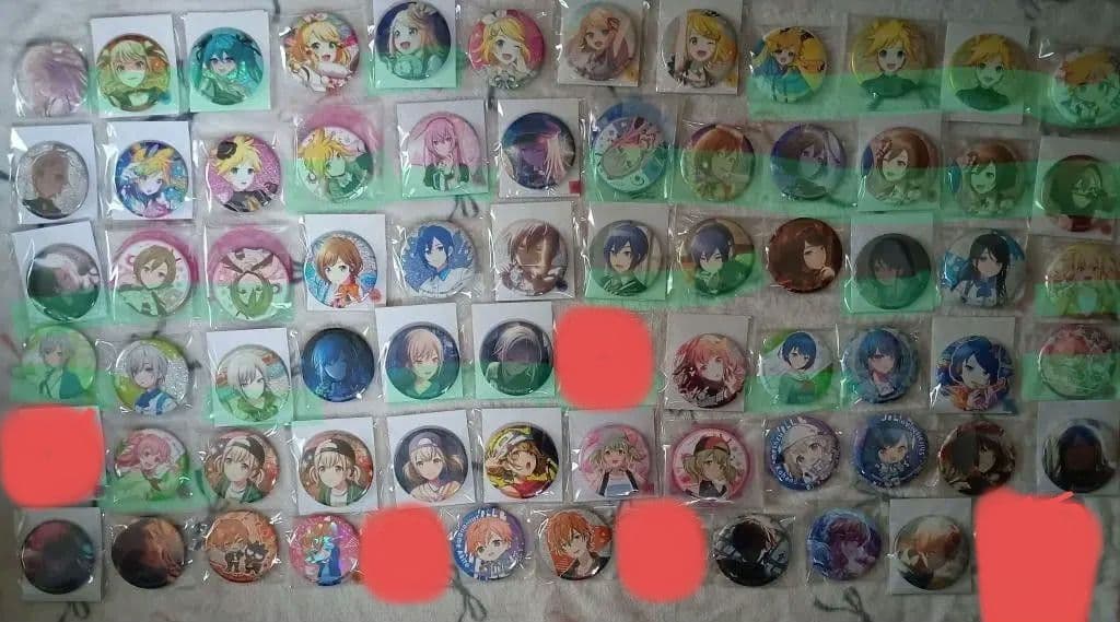 プロセカ 缶バッジ スクエアバッジ