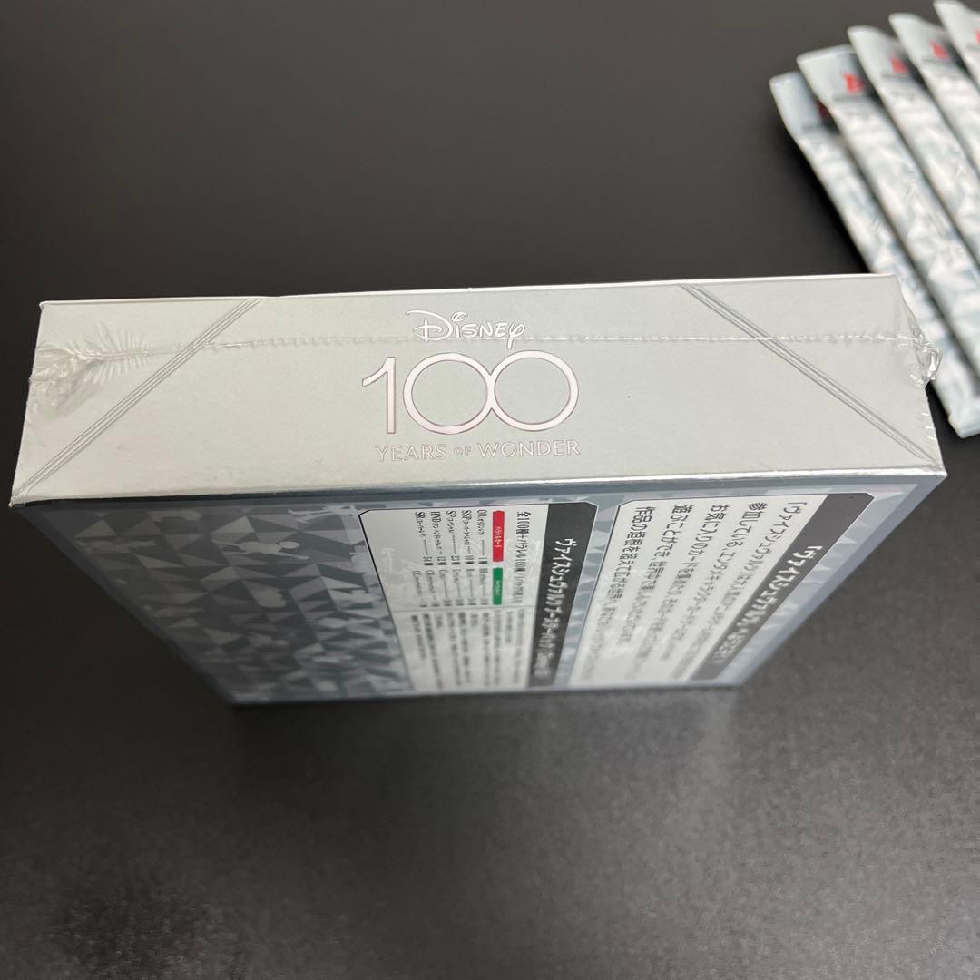 ディズニー 100 1box シュリンク付き ヴァイスシュヴァルツ ５パック付