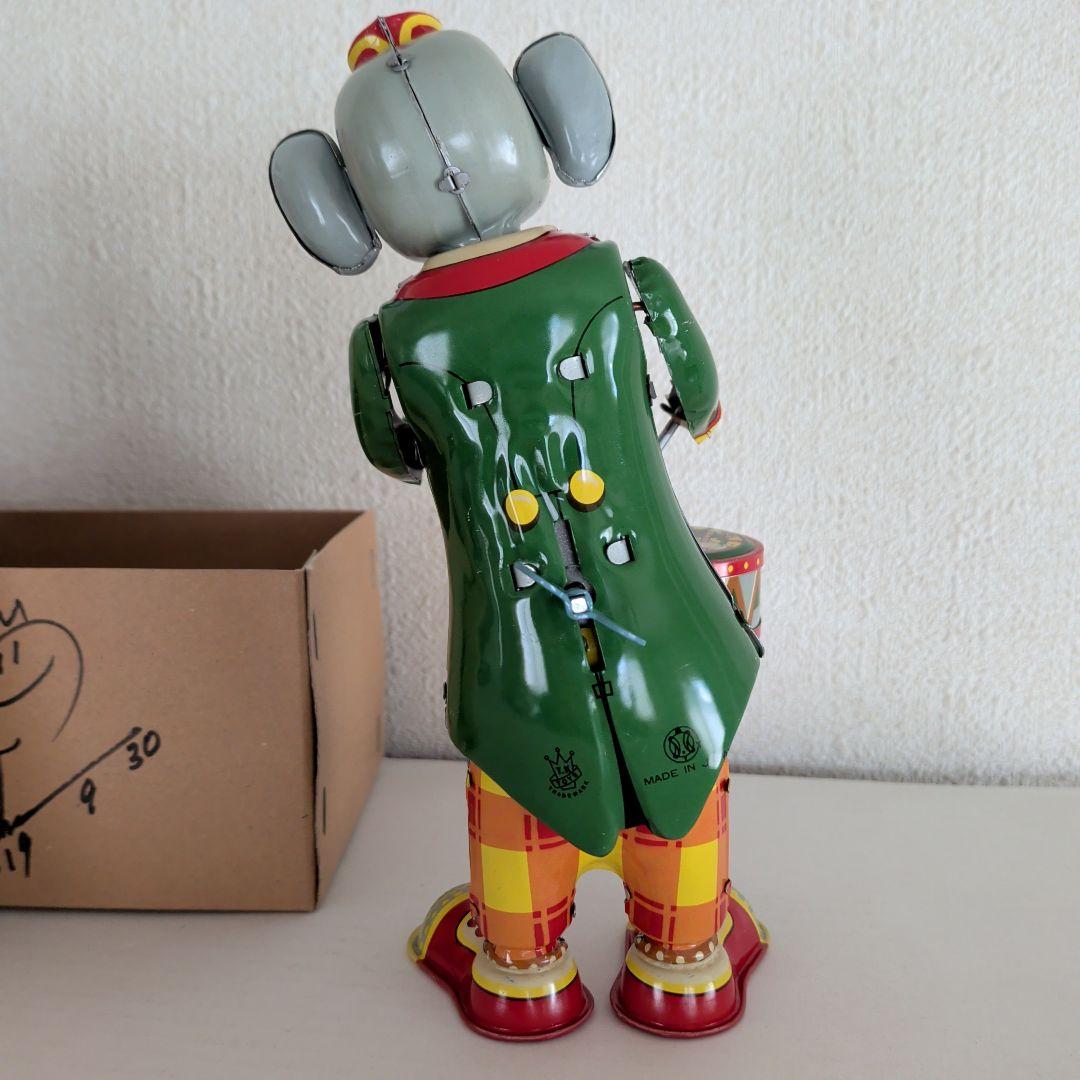 ブリキのおもちゃ　ゾウノタイコタタキ　北原照久サイン付　復刻　トイズクラブ