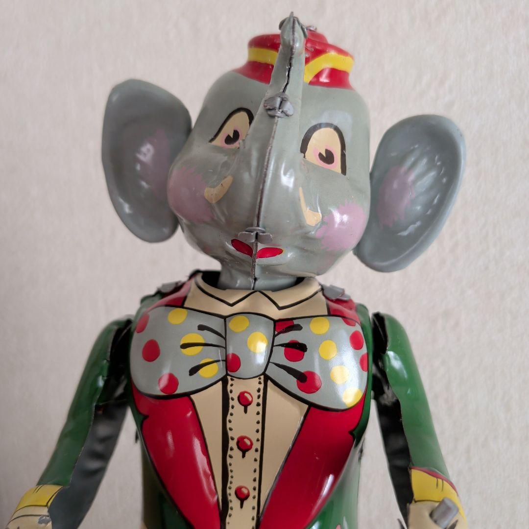 ブリキのおもちゃ　ゾウノタイコタタキ　北原照久サイン付　復刻　トイズクラブ