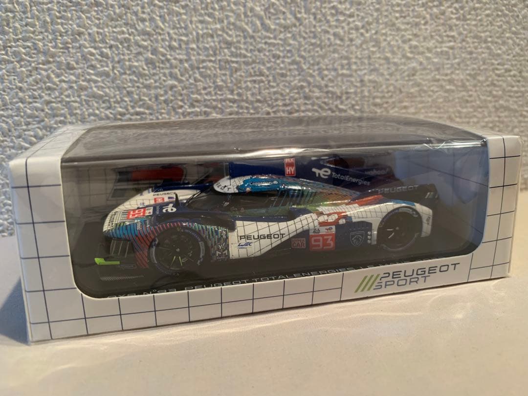 リアウィングレス！1/43 プジョー 9X8 ルマン2023