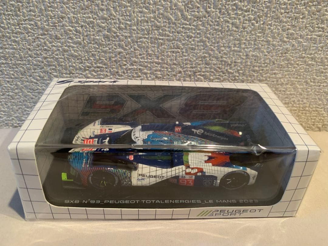 リアウィングレス！1/43 プジョー 9X8 ルマン2023