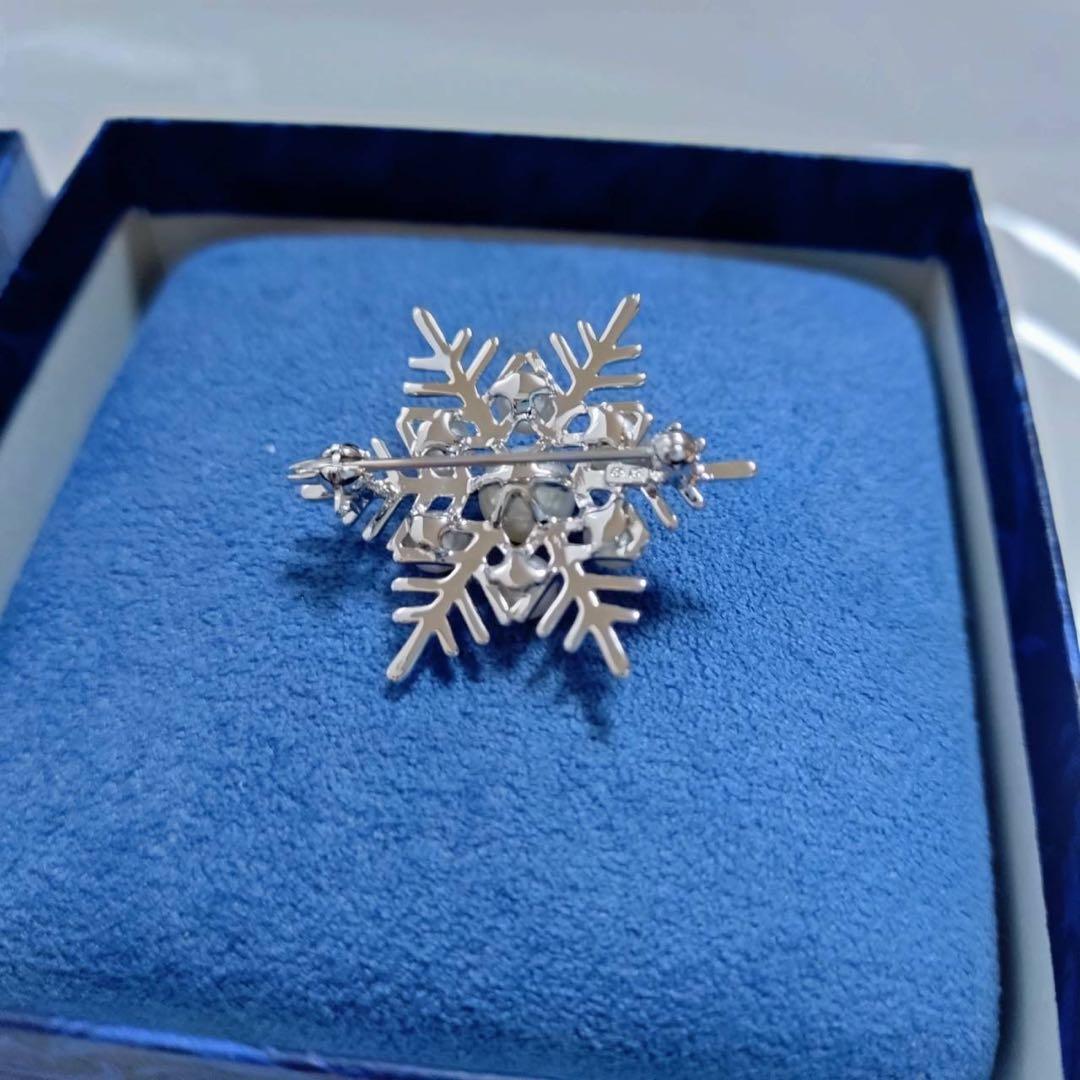 MIKIMOTO パールブローチ 雪の結晶 ケース 外箱 付属品一式【美品】