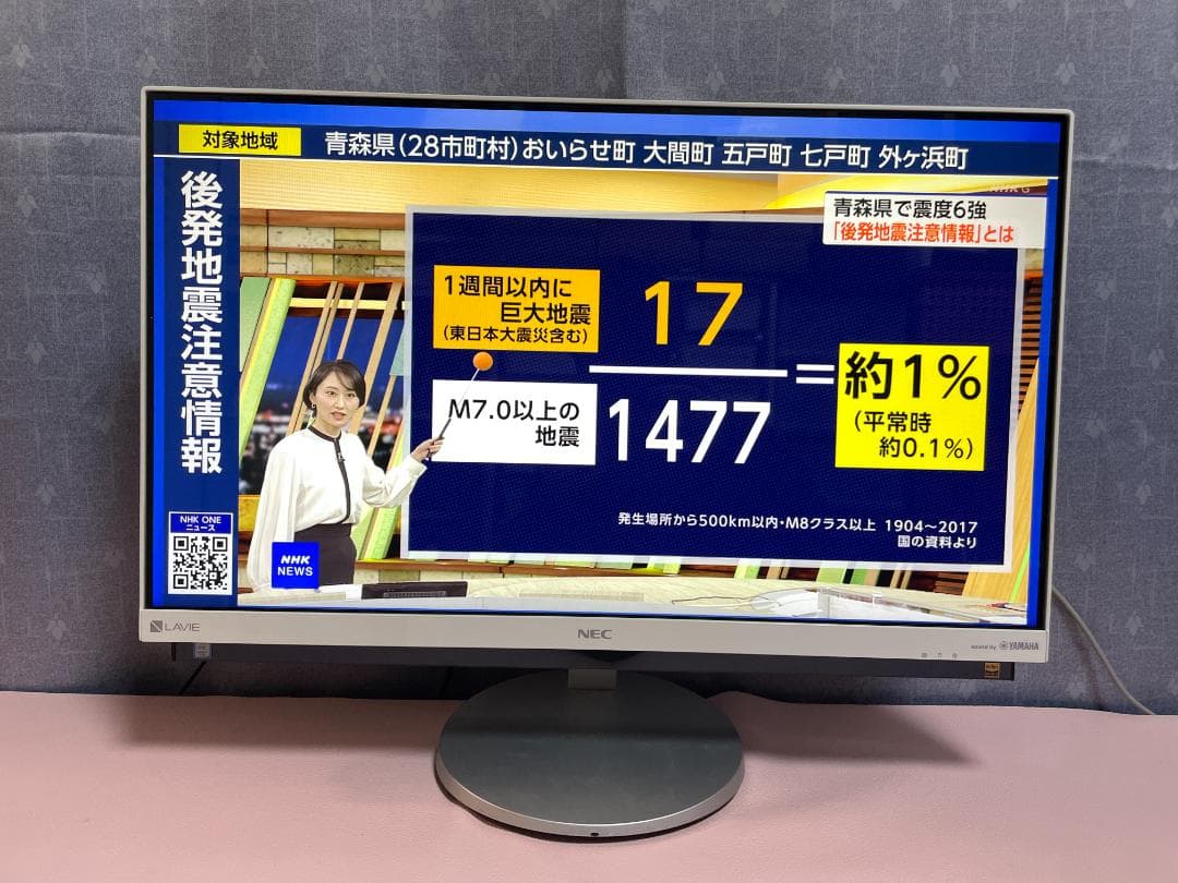 7092★DA770GAW★NEC一体型PC★Win11 25H2★SSD★TV