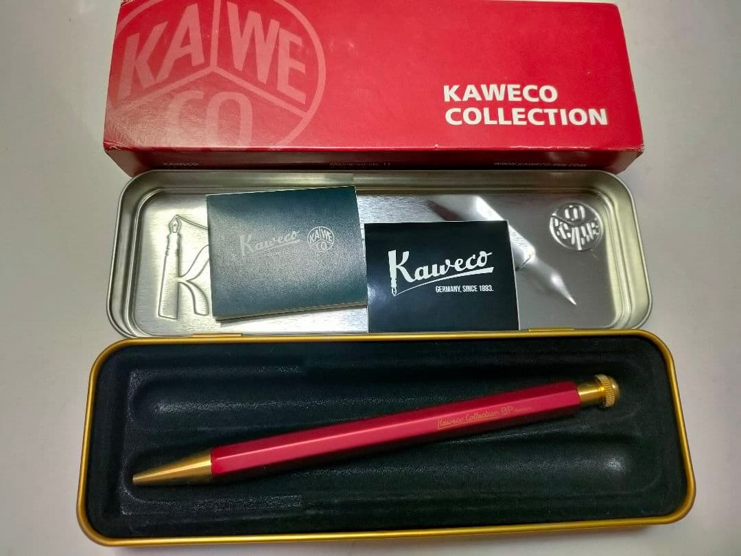 KAWECO 復刻 限定 0.5mm　2021コレクション 赤　インクブルー