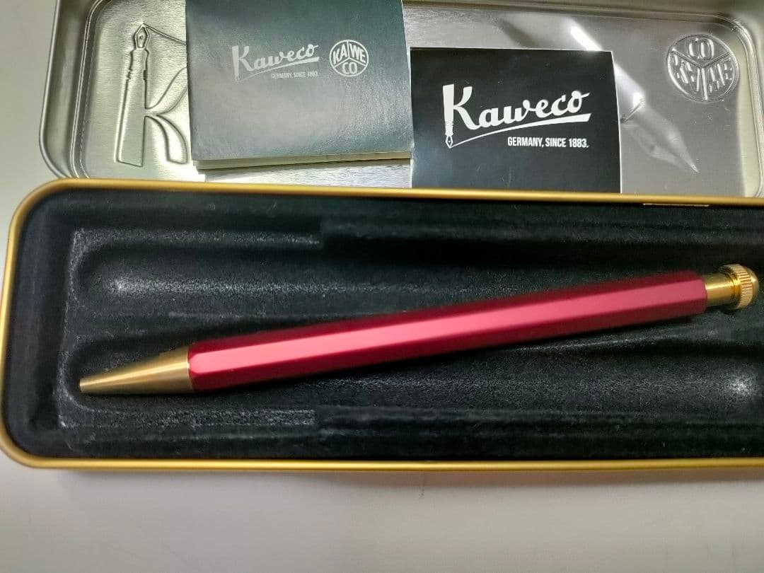 KAWECO 復刻 限定 0.5mm　2021コレクション 赤　インクブルー