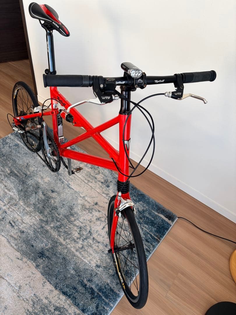 希少 タイレル Tyrell SZ フロントエアサス スポーツミニベロ 引取のみ