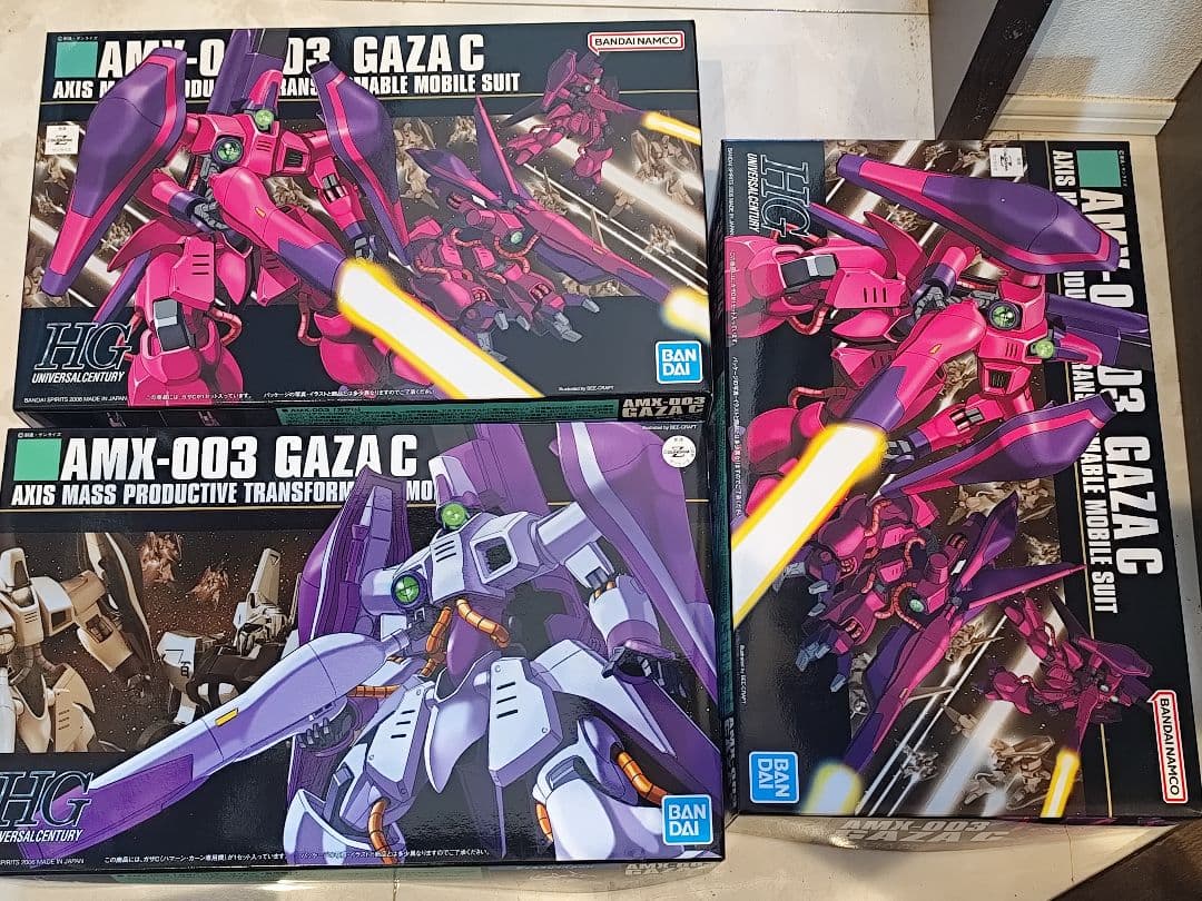 ガザC×2 ガザC(ハマーン・カーン専用機) HGUC 3個セット