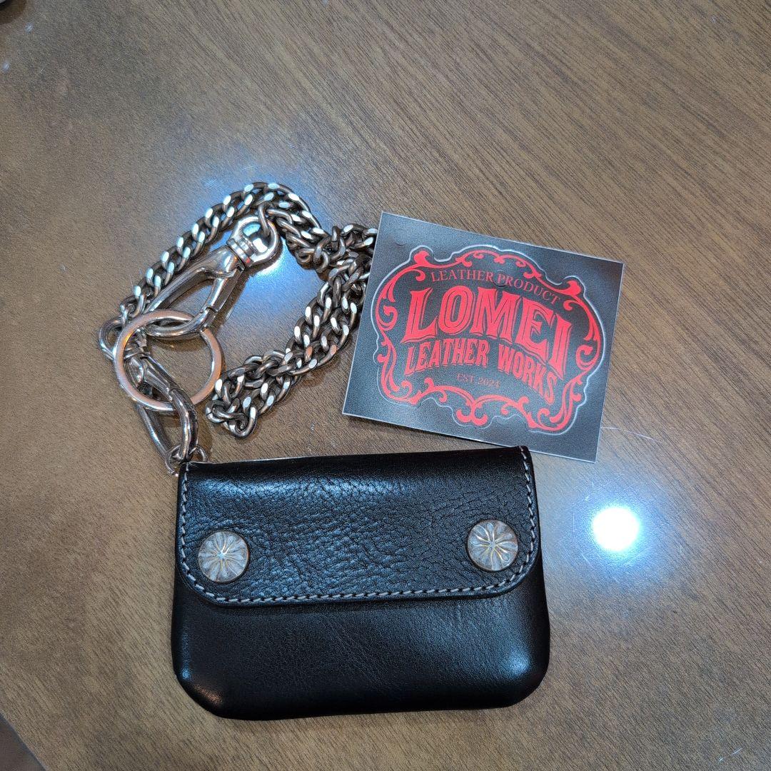 Lomen Leather Works 黒ミニ財布