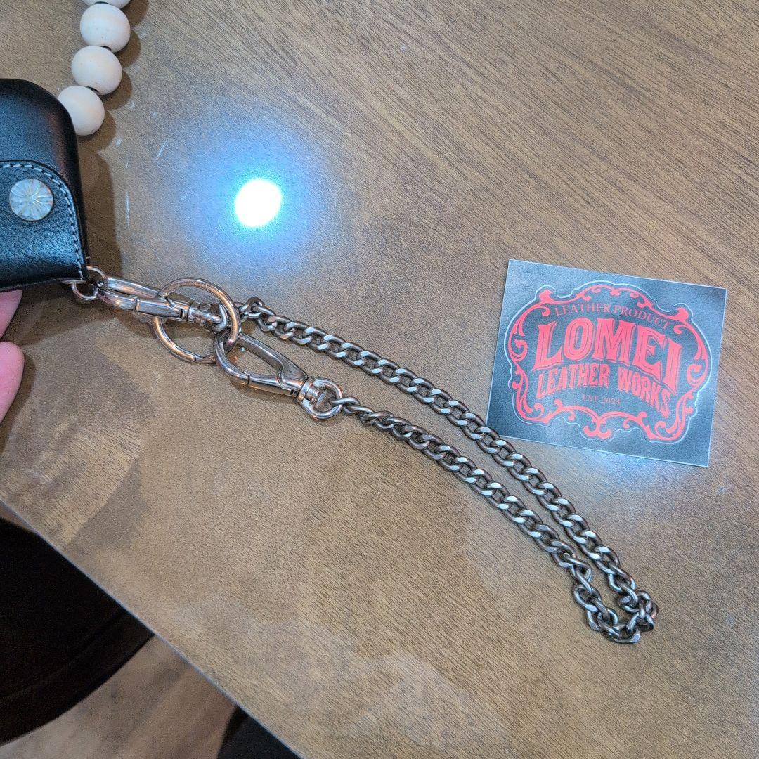 Lomen Leather Works 黒ミニ財布