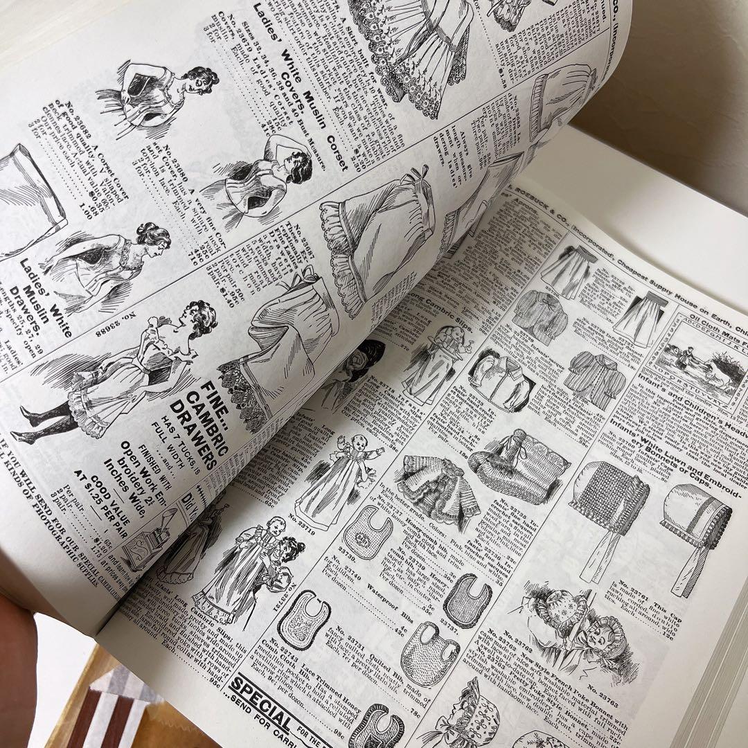 1897年版 シアーズ カタログ 復刻版 マルシェ袋 ジャンクジャーナル 洋書