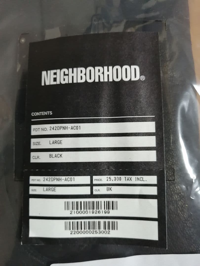 小物 NEIGHBORHOOD Leather Boa Groves BLACK