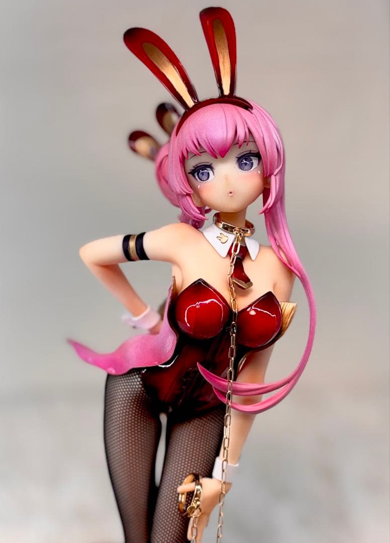 ち*こ様 初音ミク　巡音ルカ　フィギュア　リペイント　バニーver ゴールドパー