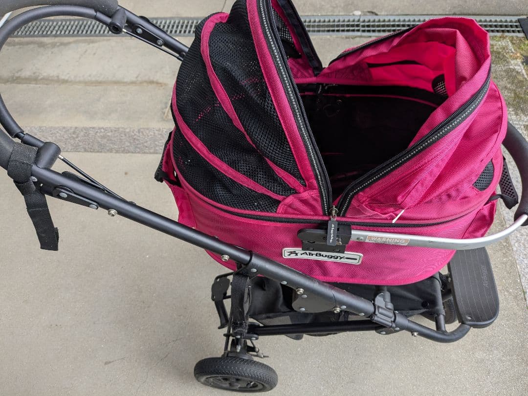 air buggyピンク 犬用カート　ドッグカート　取説付き