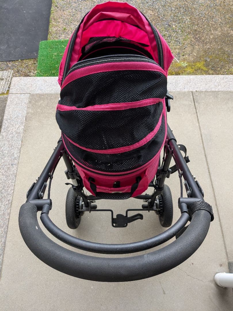 air buggyピンク 犬用カート　ドッグカート　取説付き