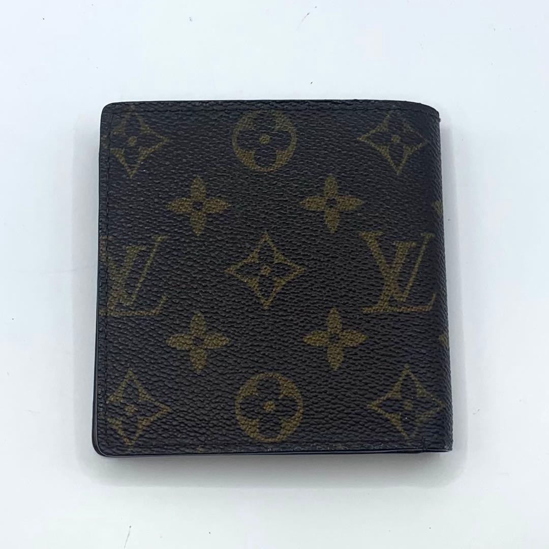 ルイヴィトン 二つ折り財布 ポルトフォイユ マルコ モノグラム コンパクト財布