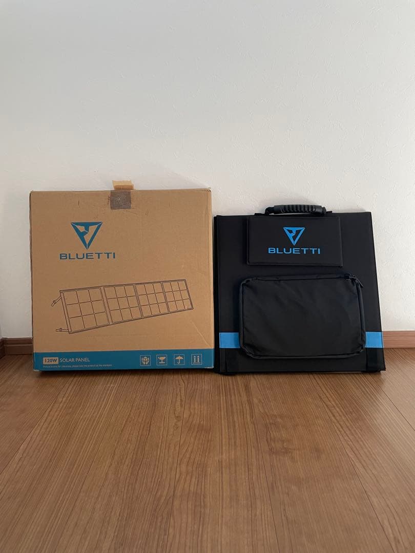 【美品/未使用】BLUETTI SP120ソーラーパネル |ポータブル電源へ充電