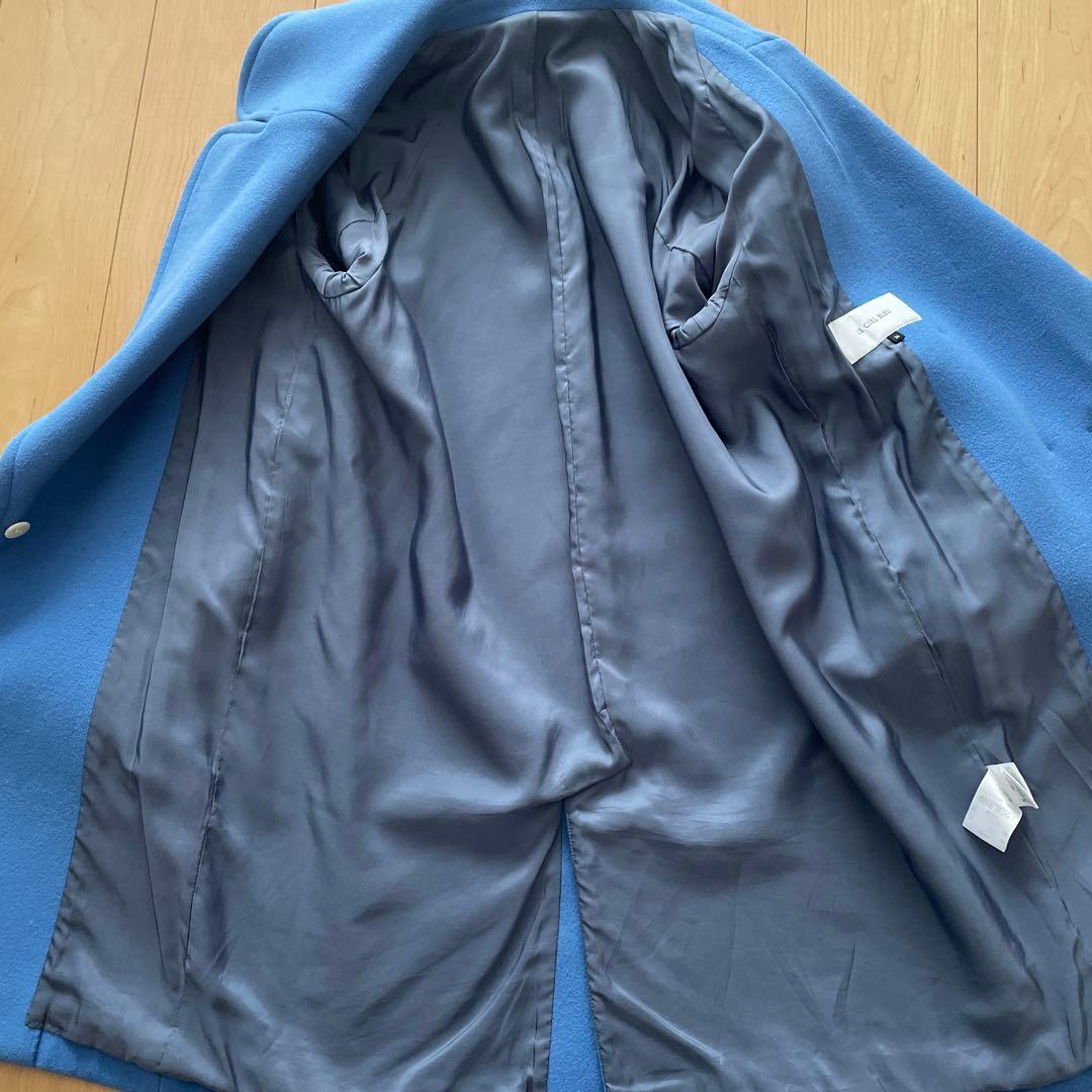 LE CIEL BLEU ブルー チェスターコート 36