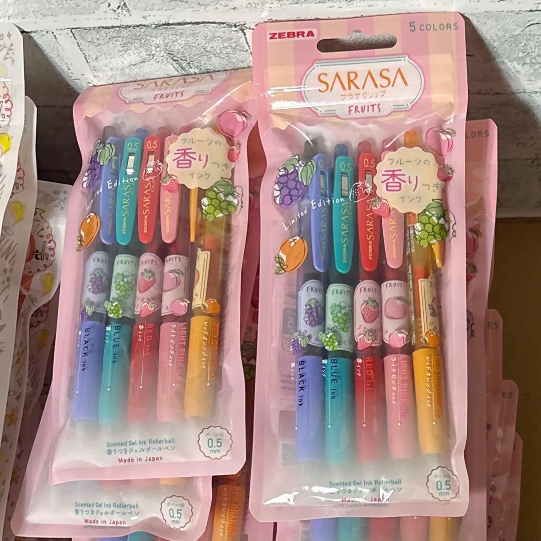 210本まとめ売り！ ZEBRA サラサクリップ 20周年＆フルーツ香り付き