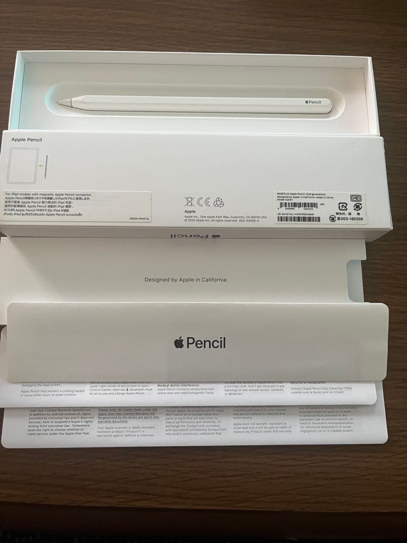 Apple Pencil 第2世代 箱説明書付 動作確認済 iPad mini6