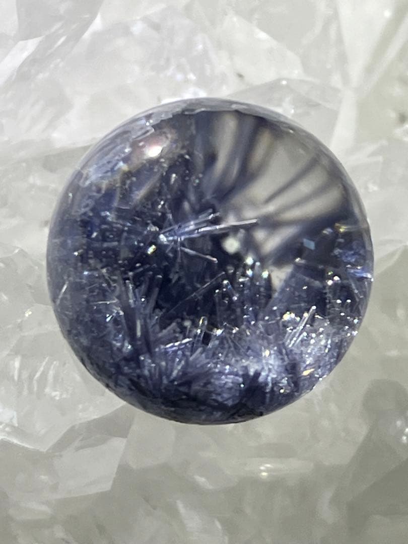 最高級品質 デュモルチェライトインクォーツ スフィア 12.0mm