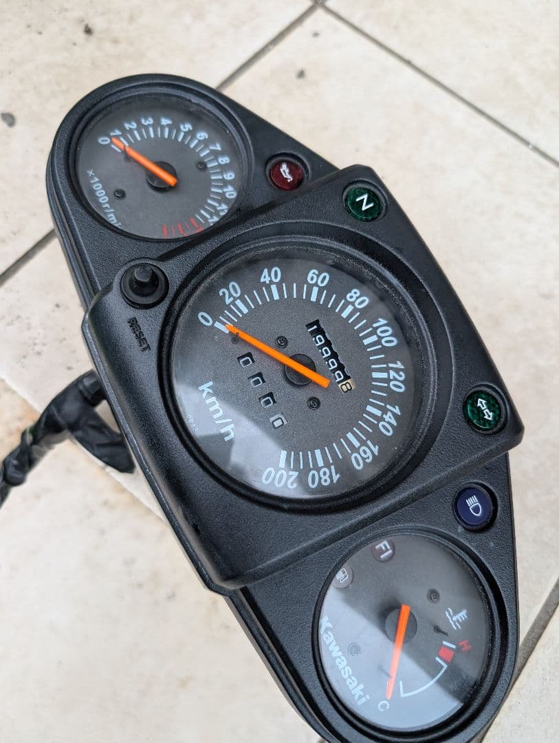 ninja250r 純正メーター
