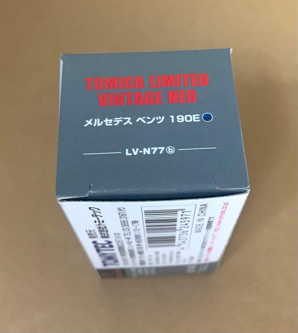 トミカ リミテッド ヴィンテージ ネオ　メルセデス ベンツ 190E　紺