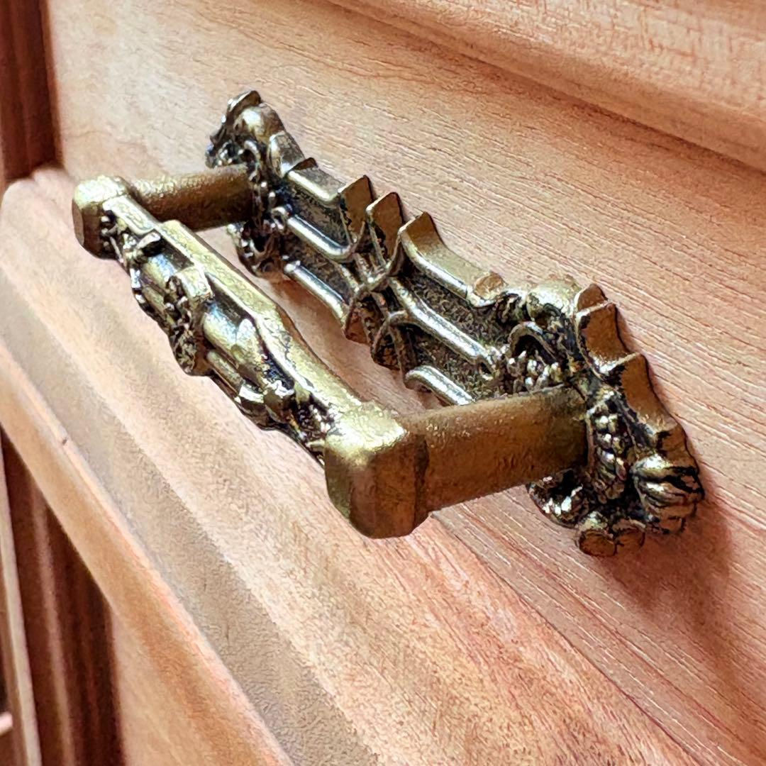 14杯 オーダー品 ビンテージ 木製チェスト キャスター 収納 北欧ナチュラル