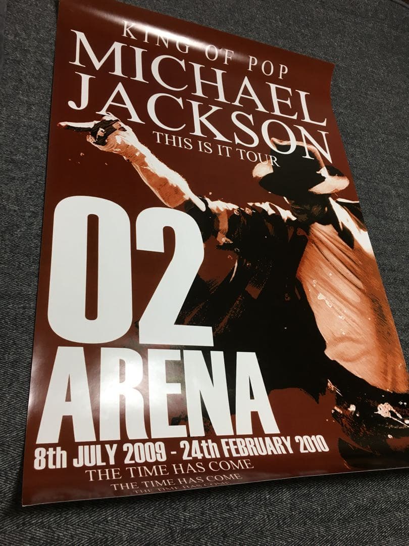 マイケルジャクソン THIS IS IT O2 ARENA 会場用ポスター
