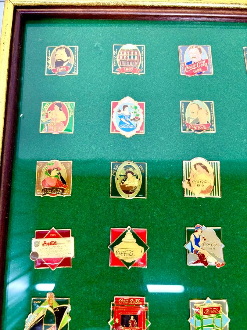 #コカコーラ100周年記念 ピンバッジ コレクターズセット 1886-1986