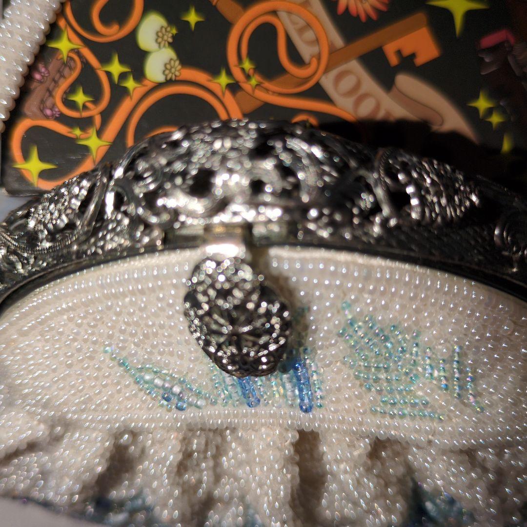 美品 レトロ ピーズバック 白色