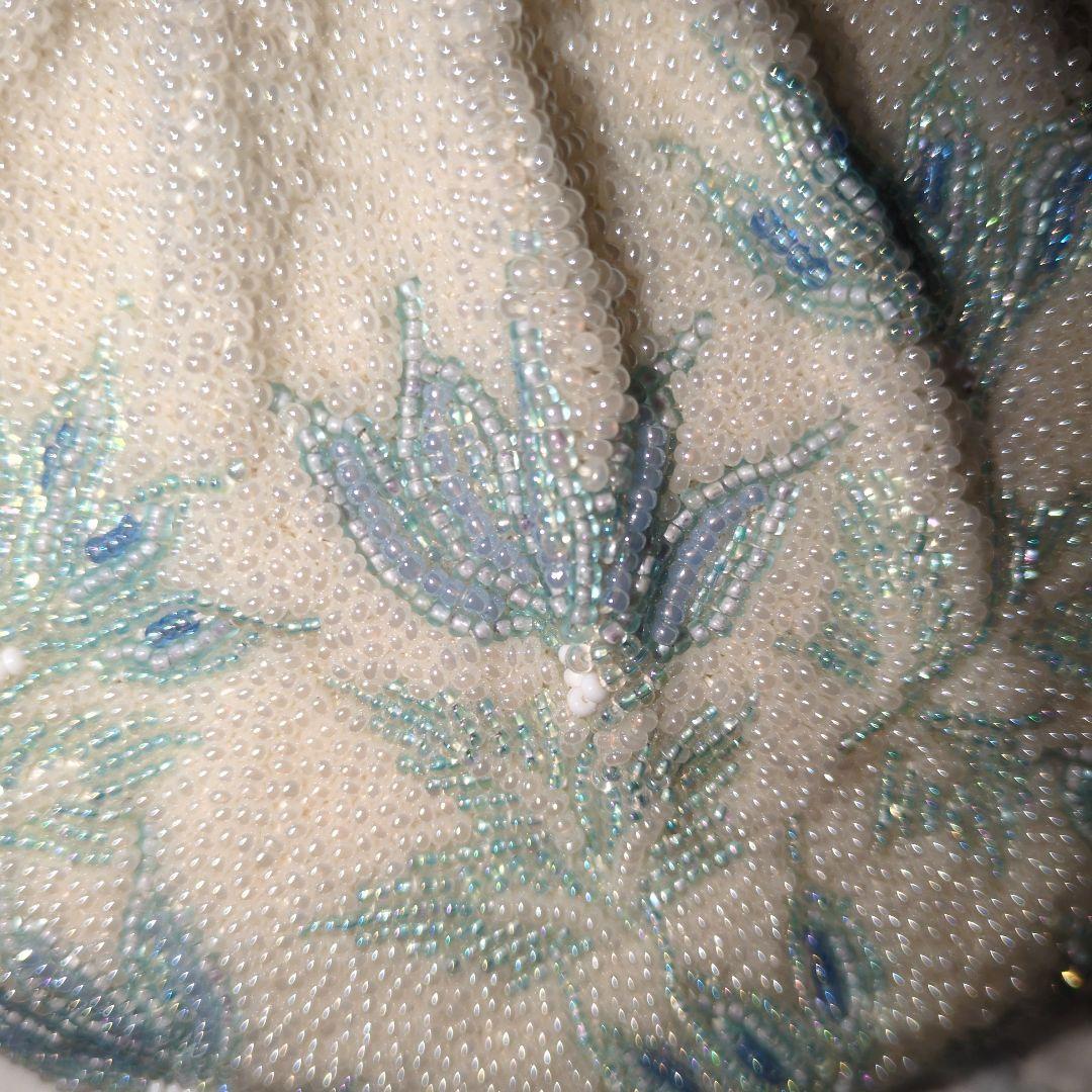 美品 レトロ ピーズバック 白色