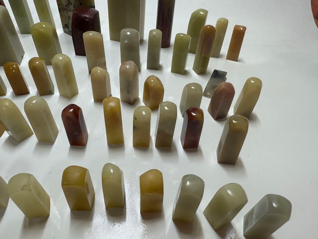 訳あり品　篆刻　印材　印石　まとめ　書道　落款　遊印　　ヒビ　使用済みなどなど