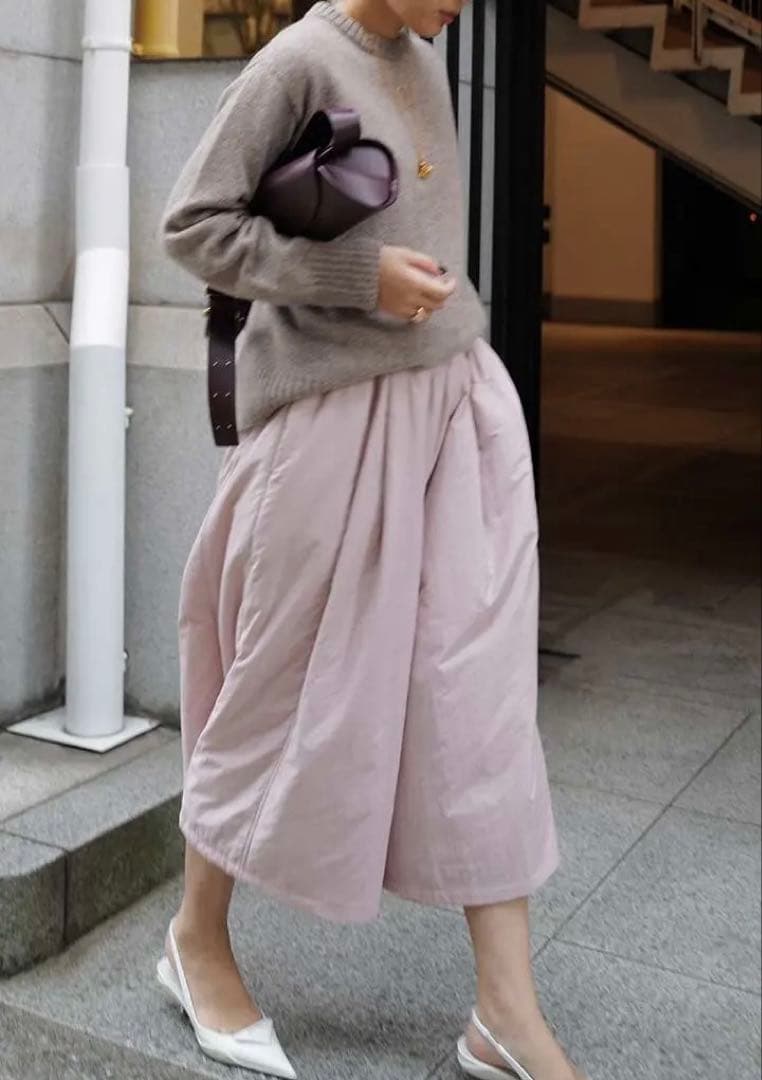 MACHATT パファーキュロットパンツ／セットアップ対応