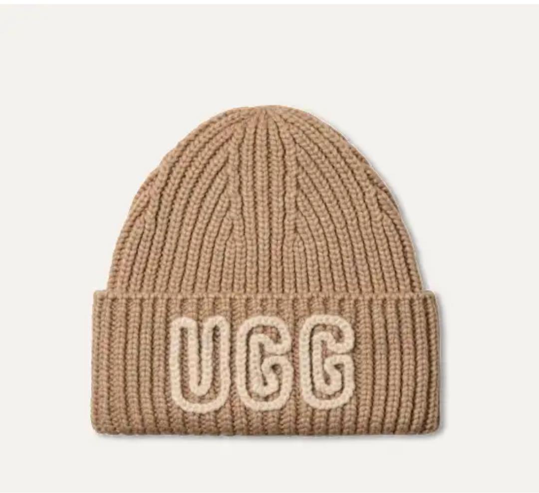 UGG Chunky Crafted Rib ニット帽マフラーセット新品タグ付き