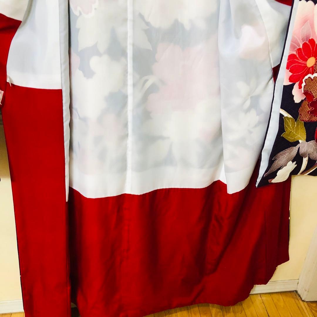 正絹振袖❤️豪華紫ラメキッラキラの煌びやか⭐︎デザイン最高秀品