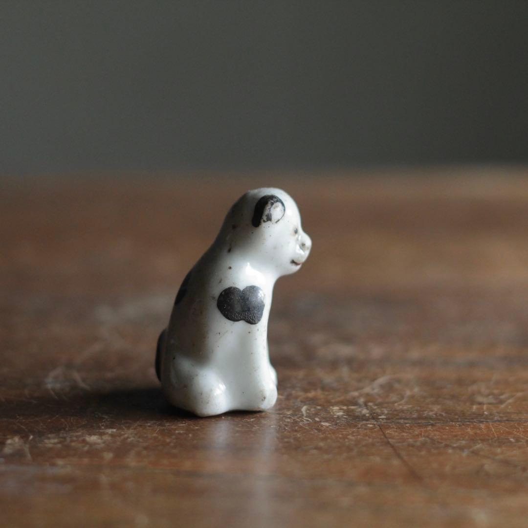 古い 磁器人形 犬 郷土人形 民芸 古道具 アンティーク