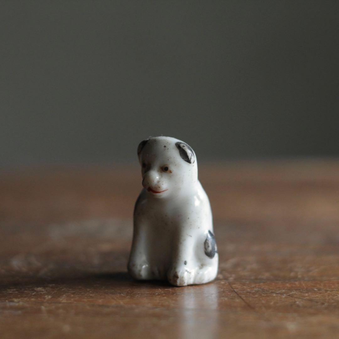 古い 磁器人形 犬 郷土人形 民芸 古道具 アンティーク