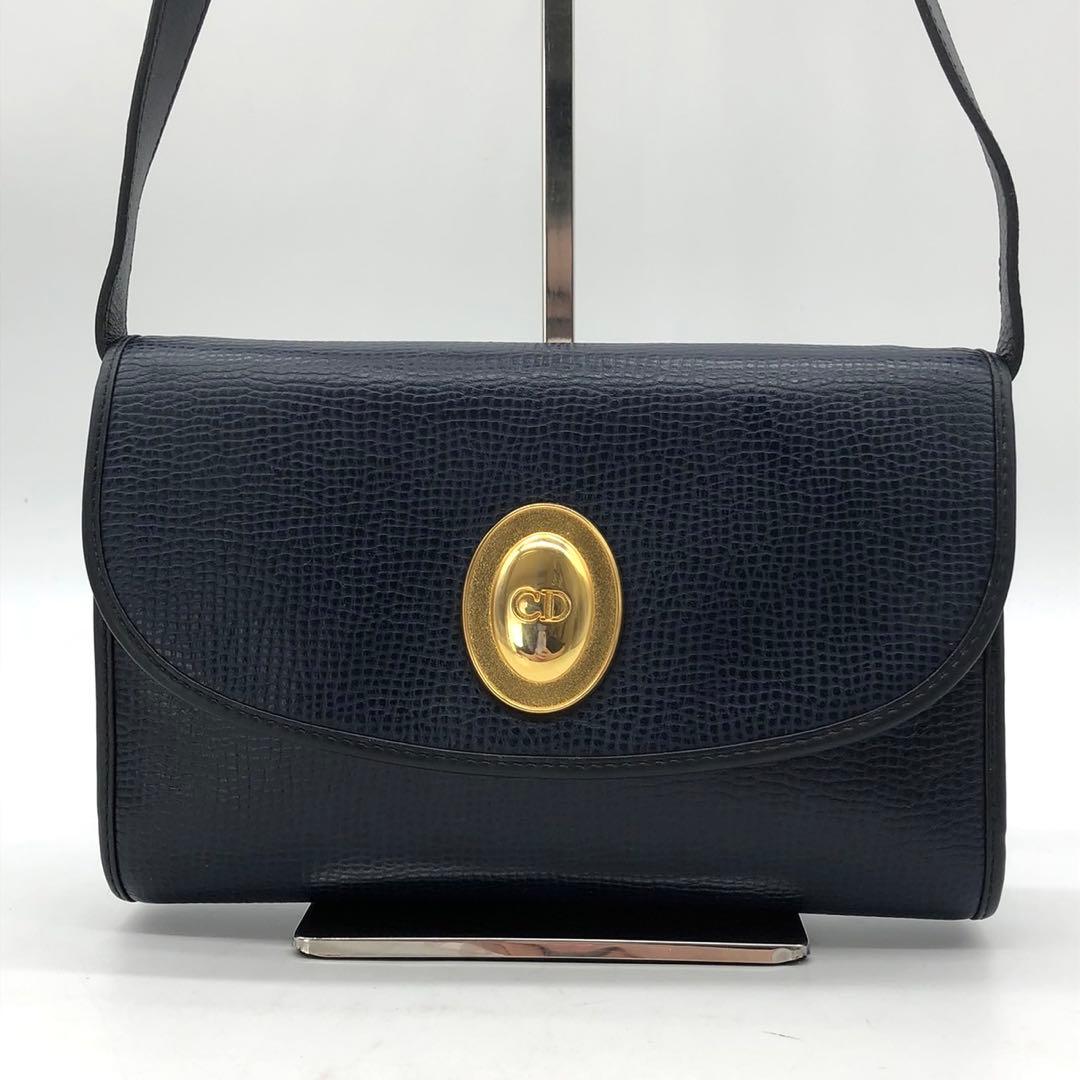 ✨希少・美品✨ディオール ショルダーバッグ CDロゴ ゴールド金具 レザー