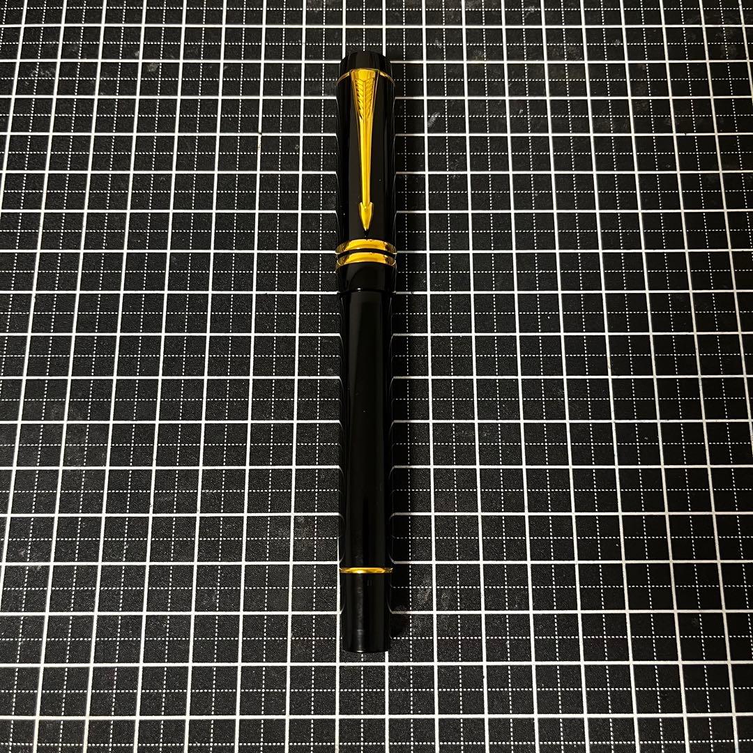 パーカー 万年筆 デュオフォールド インターナショナル ブラックGT XF