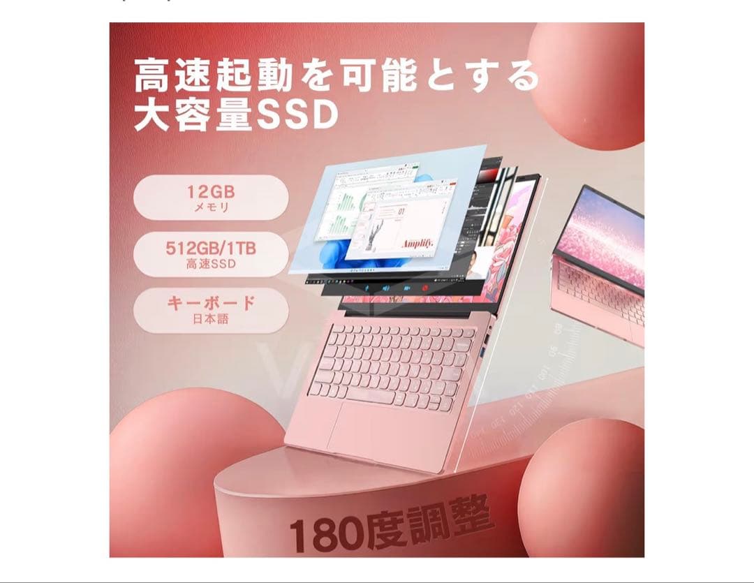 高性能ノートPC 14.1インチ 1TB SSD