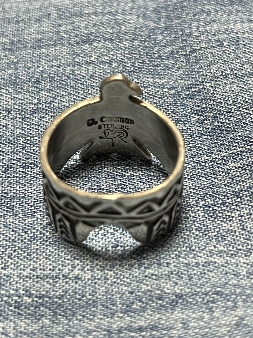 D.Cadman ナバホ　リング　サンダーバード 28号　インディアンジュエリー