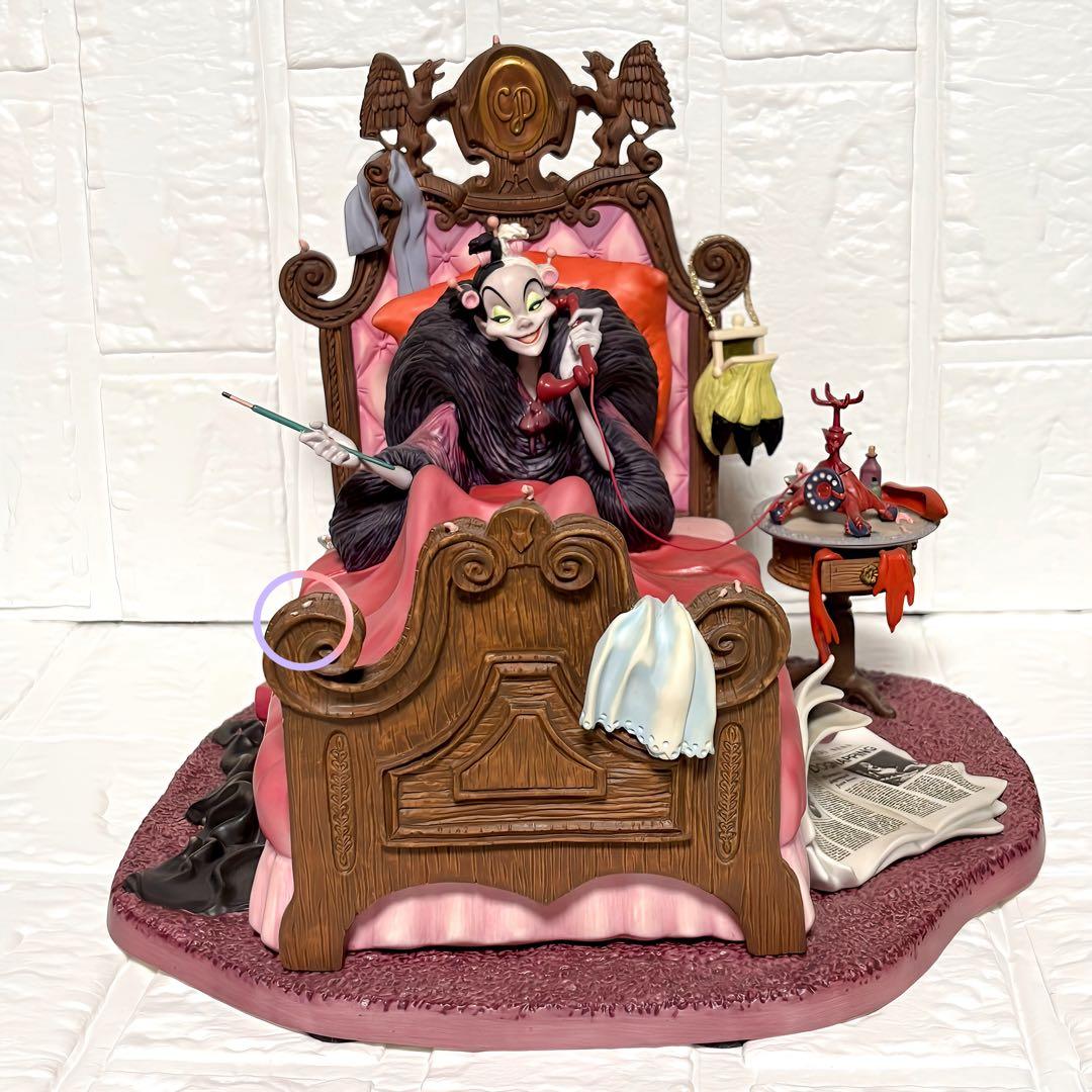 激レア　WDCC ディズニー　101匹わんちゃん　クルエラ　ヴィランズ　オブジェ