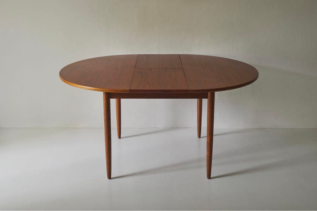 伸縮ダイニングテーブル　イギリスアンティーク　エクステンション