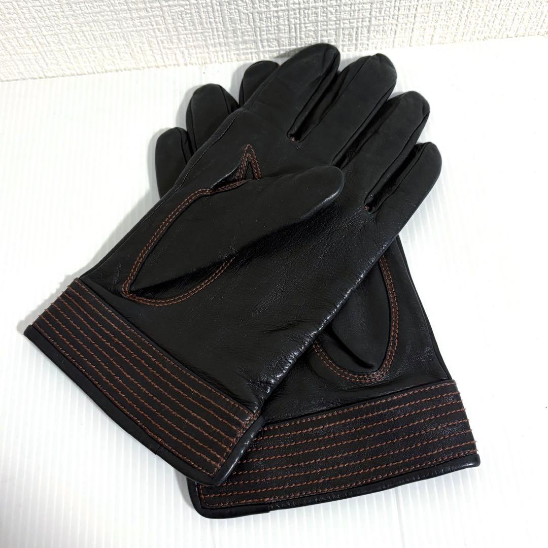 美品　ヴィヴィアンウエストウッド　革手袋　本革　ブラック