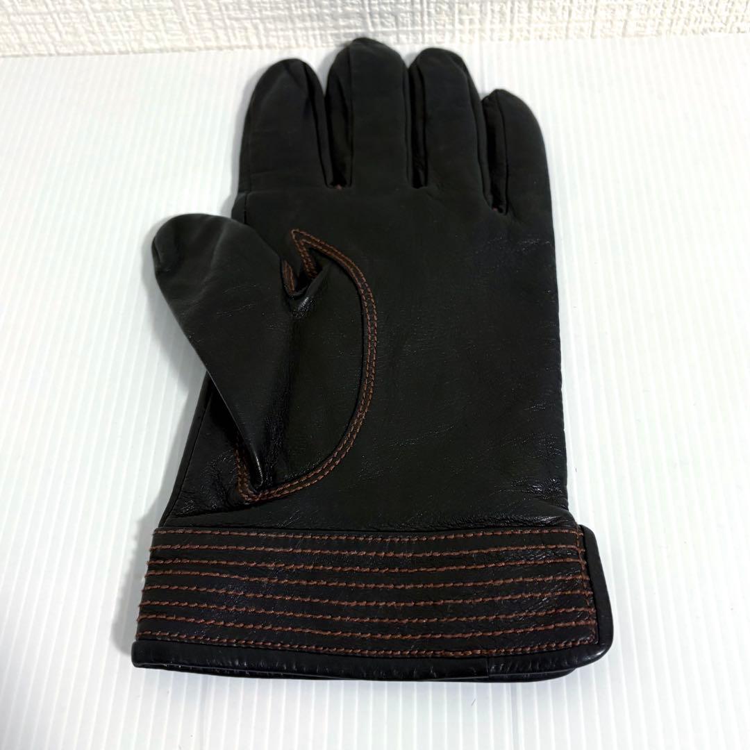 美品　ヴィヴィアンウエストウッド　革手袋　本革　ブラック
