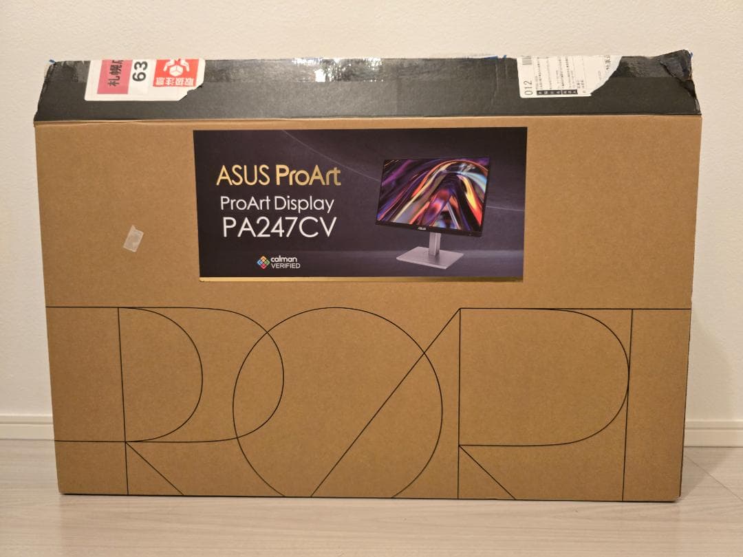 ディスプレイ・モニター本体 ProArt Display PA247CV