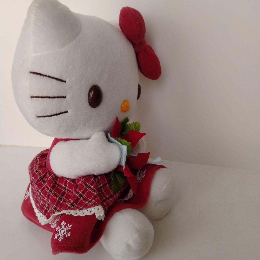 サンリオ　ハローキティ　ポインセチア　ぬいぐるみ　【レア】【レトロ】