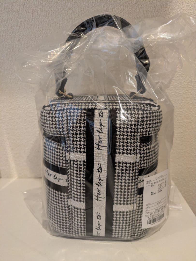 バッグ Her lip to Jacquard Vanity Bag
