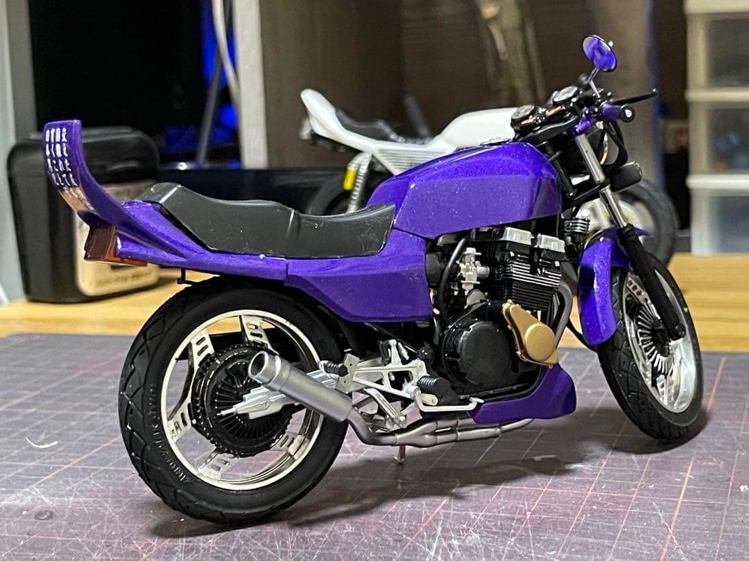 1/12 アオシマ製・CBX400F★完成ジャンク品★